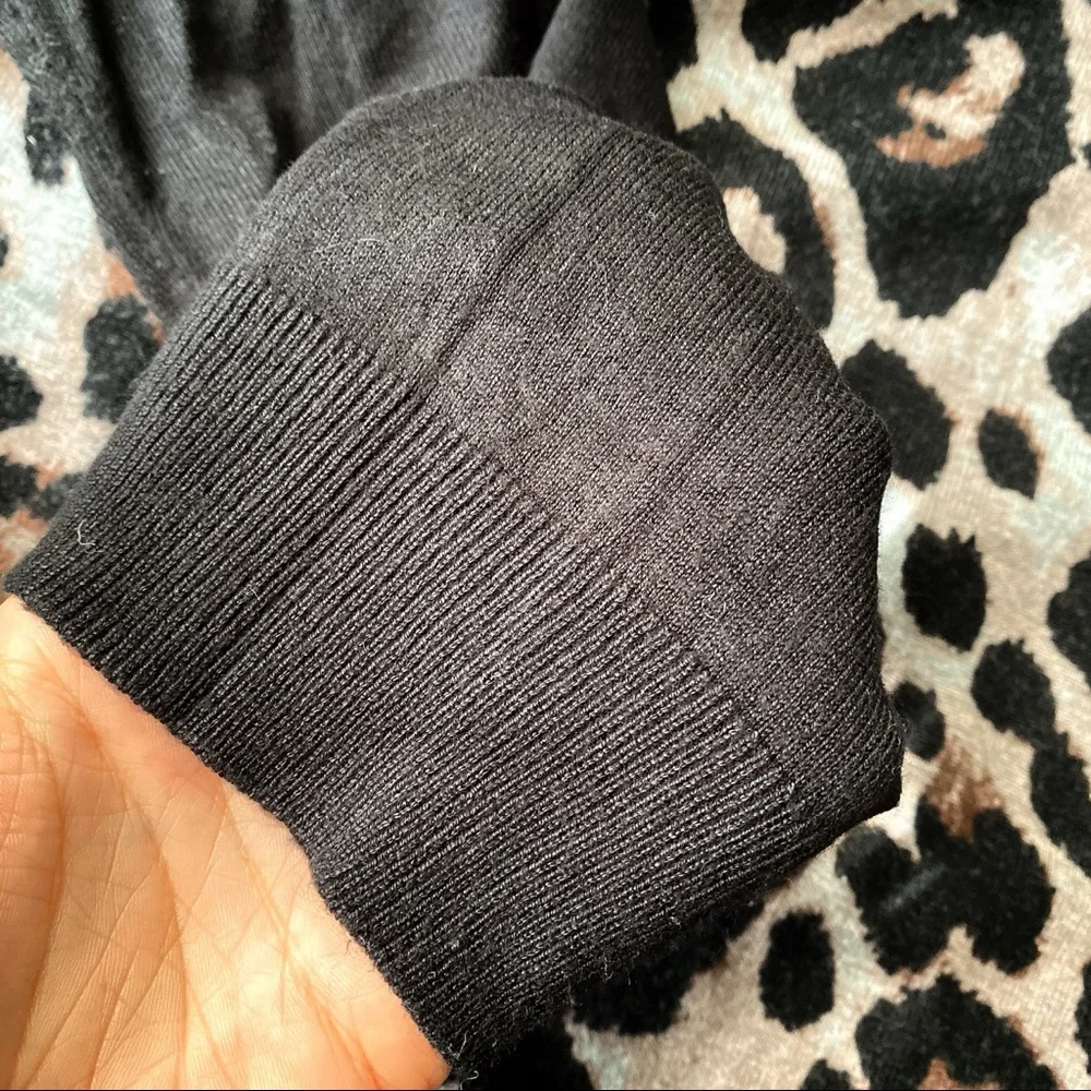 🐆 PAPAYA BLACK LEOPARD PRINT KNIT JUMPER! - Picture 8 of 9